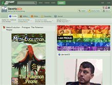 Tablet Screenshot of davehz.deviantart.com