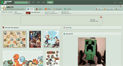 Desktop Screenshot of kiru75.deviantart.com