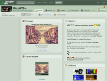 Tablet Screenshot of italiarte.deviantart.com