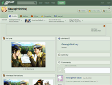 Tablet Screenshot of gaaragirlshirinaj.deviantart.com