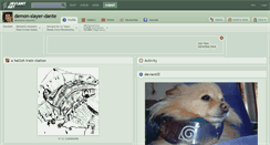 Desktop Screenshot of demon-slayer-dante.deviantart.com