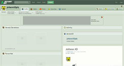 Desktop Screenshot of jolteonxdplz.deviantart.com