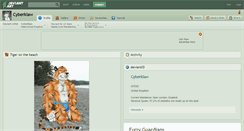Desktop Screenshot of cyberklaw.deviantart.com