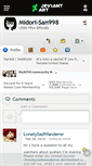 Mobile Screenshot of midori-san998.deviantart.com