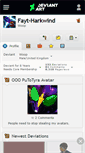 Mobile Screenshot of fayt-harkwind.deviantart.com