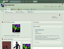 Tablet Screenshot of fayt-harkwind.deviantart.com