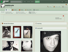 Tablet Screenshot of josiahbrooks.deviantart.com