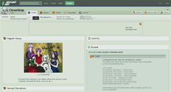 Desktop Screenshot of cloverdrop.deviantart.com