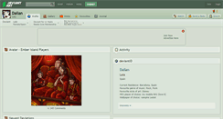 Desktop Screenshot of dailan.deviantart.com