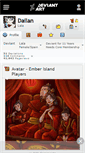 Mobile Screenshot of dailan.deviantart.com