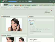 Tablet Screenshot of besper.deviantart.com