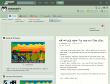 Tablet Screenshot of nintendop1.deviantart.com