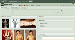 Desktop Screenshot of kenna-corvis.deviantart.com