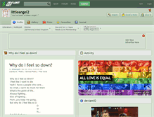 Tablet Screenshot of littleangel2.deviantart.com