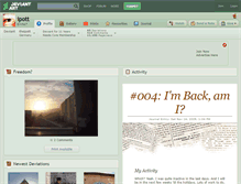 Tablet Screenshot of ipott.deviantart.com