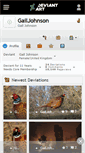 Mobile Screenshot of gailjohnson.deviantart.com
