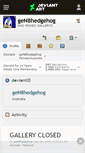 Mobile Screenshot of gen8hedgehog.deviantart.com