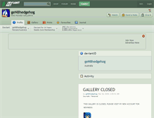 Tablet Screenshot of gen8hedgehog.deviantart.com