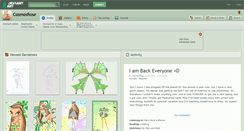 Desktop Screenshot of cosmosrose.deviantart.com