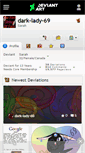 Mobile Screenshot of dark-lady-69.deviantart.com