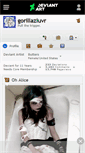Mobile Screenshot of gorillazluvr.deviantart.com