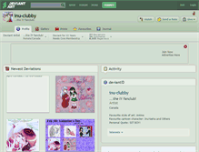 Tablet Screenshot of inu-clubby.deviantart.com