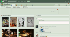 Desktop Screenshot of nyctof0bia.deviantart.com