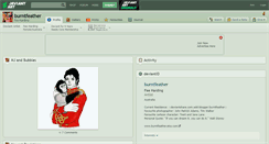 Desktop Screenshot of burntfeather.deviantart.com