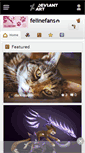 Mobile Screenshot of felinefans.deviantart.com