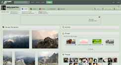 Desktop Screenshot of ladyysparrow.deviantart.com