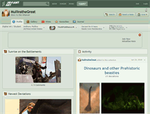 Tablet Screenshot of mullinsthegreat.deviantart.com