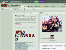 Tablet Screenshot of kh-flamesclub.deviantart.com