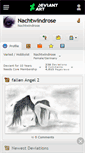 Mobile Screenshot of nachtwindrose.deviantart.com