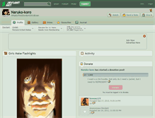 Tablet Screenshot of naruko-koro.deviantart.com