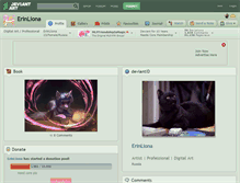 Tablet Screenshot of erinliona.deviantart.com