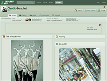 Tablet Screenshot of claudiu-berechet.deviantart.com