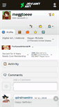 Mobile Screenshot of meggtoeee.deviantart.com