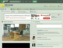 Tablet Screenshot of 3dericdesign.deviantart.com