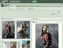 Tablet Screenshot of benulis.deviantart.com