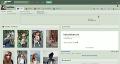 Desktop Screenshot of juuliiaaa.deviantart.com