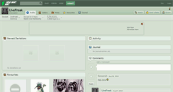 Desktop Screenshot of livefreak.deviantart.com