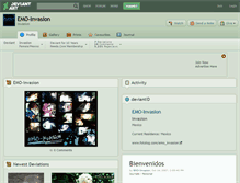 Tablet Screenshot of emo-invasion.deviantart.com