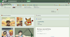 Desktop Screenshot of lunarfirefox.deviantart.com