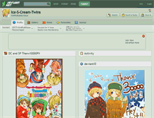 Tablet Screenshot of ice-s-cream-twins.deviantart.com