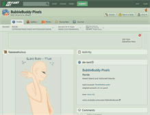 Tablet Screenshot of bubblebuddy-pixels.deviantart.com