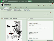 Tablet Screenshot of erick-draves.deviantart.com