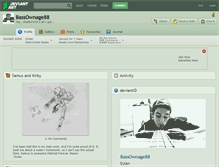 Tablet Screenshot of bassownage88.deviantart.com