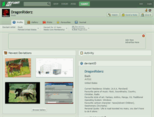 Tablet Screenshot of dragonriderz.deviantart.com