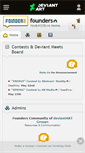 Mobile Screenshot of founders.deviantart.com