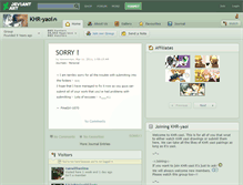 Tablet Screenshot of khr-yaoi.deviantart.com